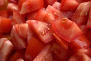 Ensalada templada de tomates