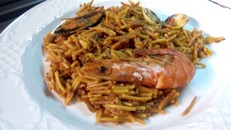 Fideua al horno