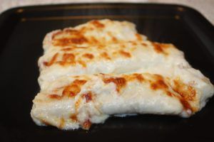 CANELONES DE CARNE Y VERDURAS