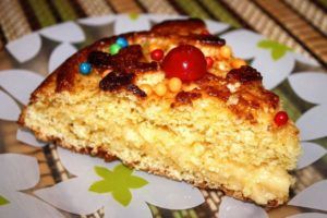 Tarta de mandarina con crema de queso