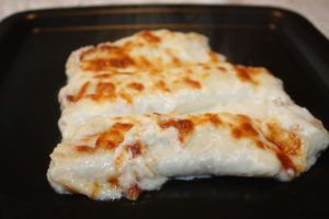 Canelones de carne con atún