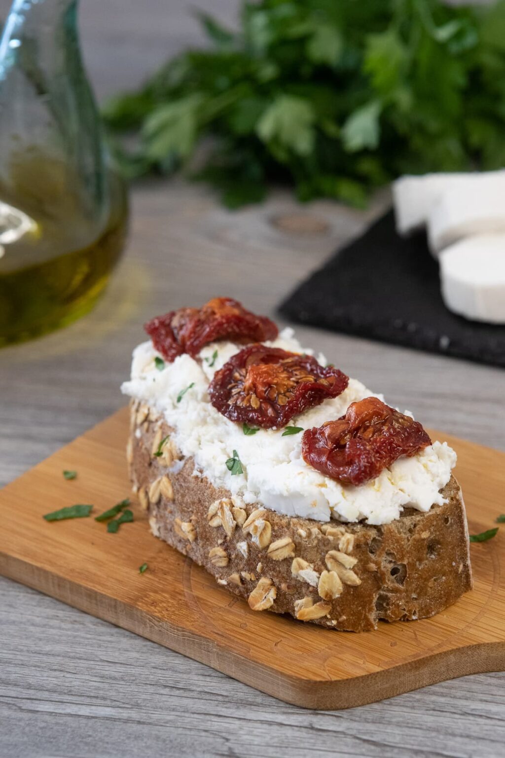 Tostada Con Queso De Cabra Y Tomate Seco Mis Recetas Preferidas 1486