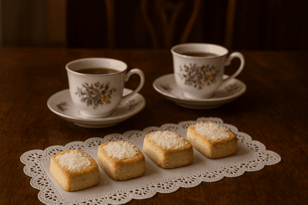 Polvorones caseros de coco