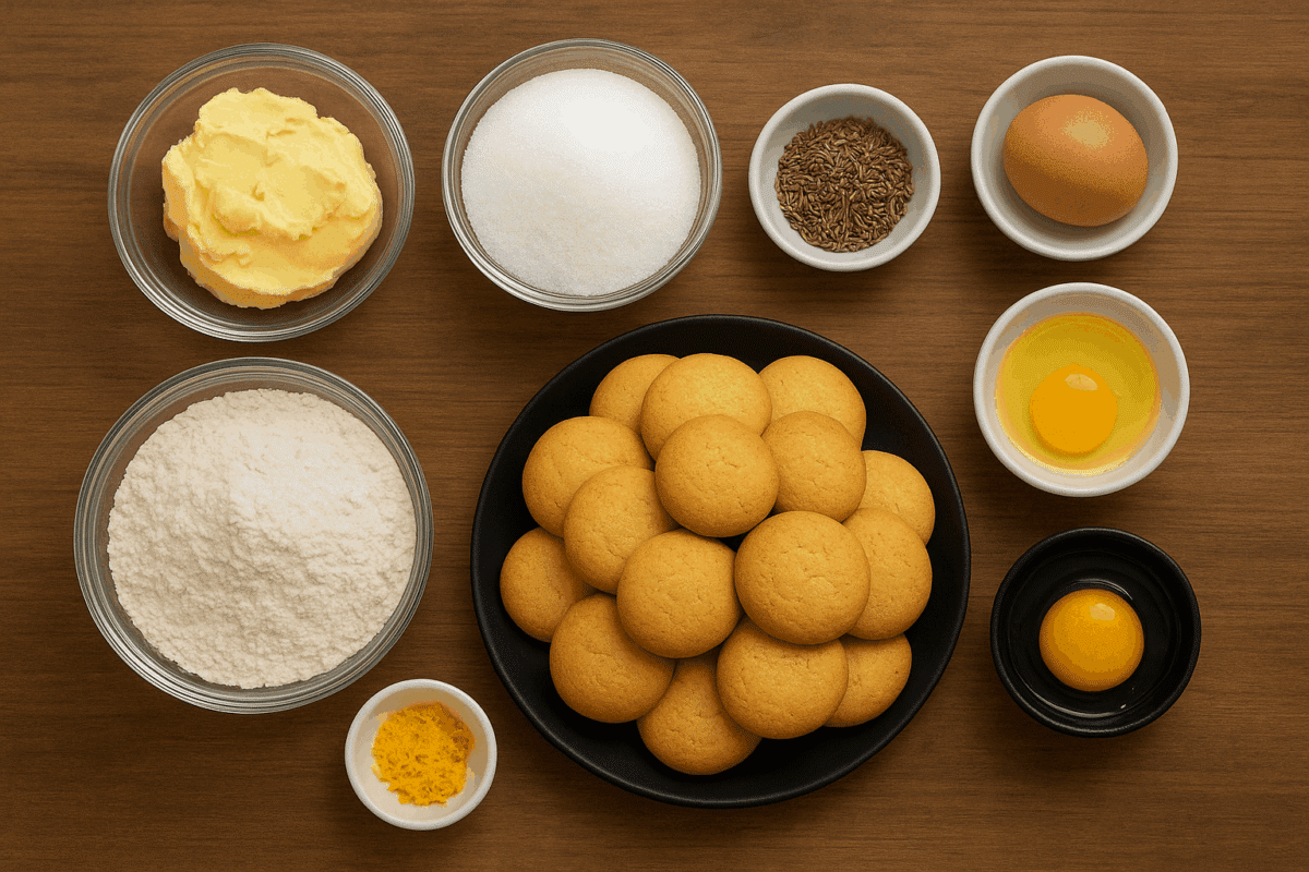Ingredientes galletas anis caseras