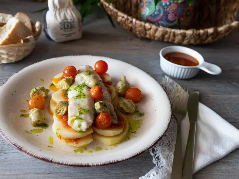 Merluza al horno