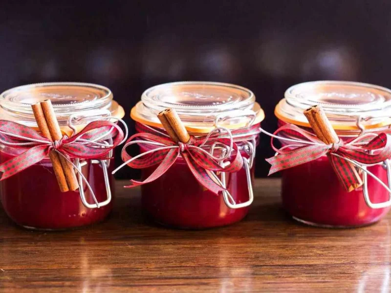 Mermelada de arándanos rojos
