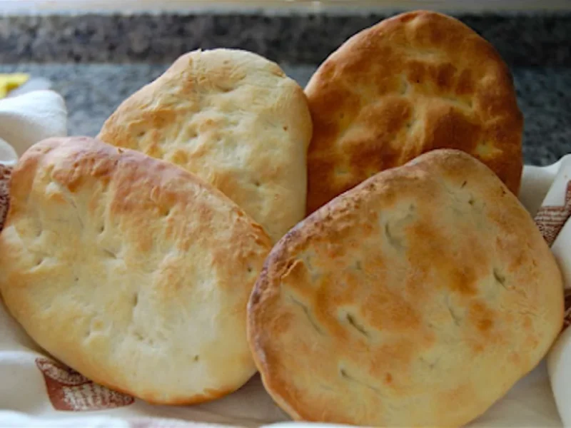 Tortitas de pan al horno