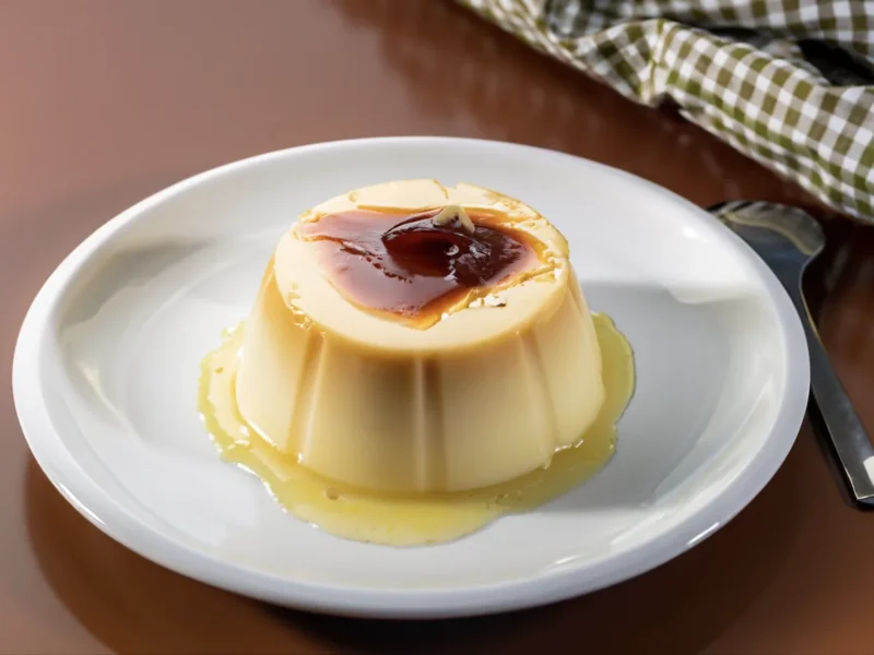 Pudin de leche condensada