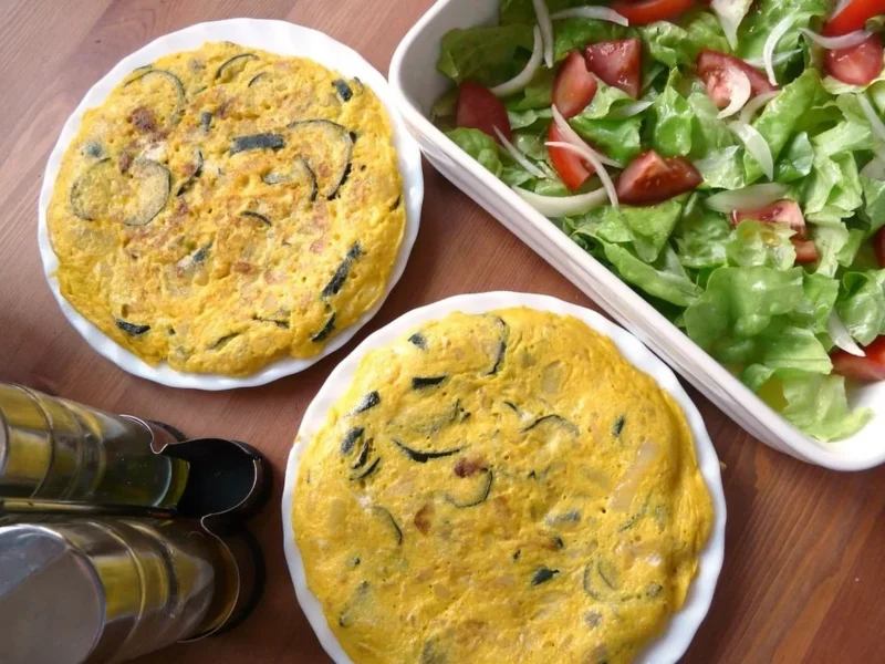 Tortilla de Calabacín más Rica que la de Patatas