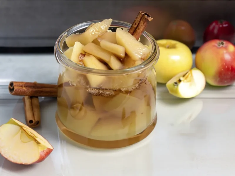 Compota manzana