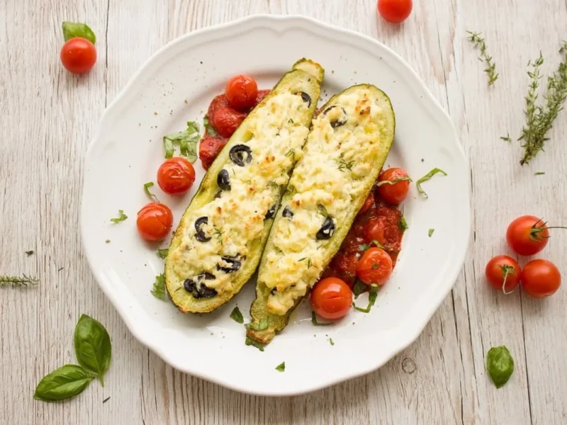 Calabacines rellenos de cuscús