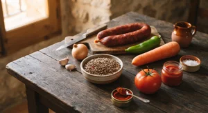 Ingredientes Lentejas con Chorizo 