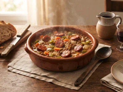 Receta de Lentejas con Chorizo