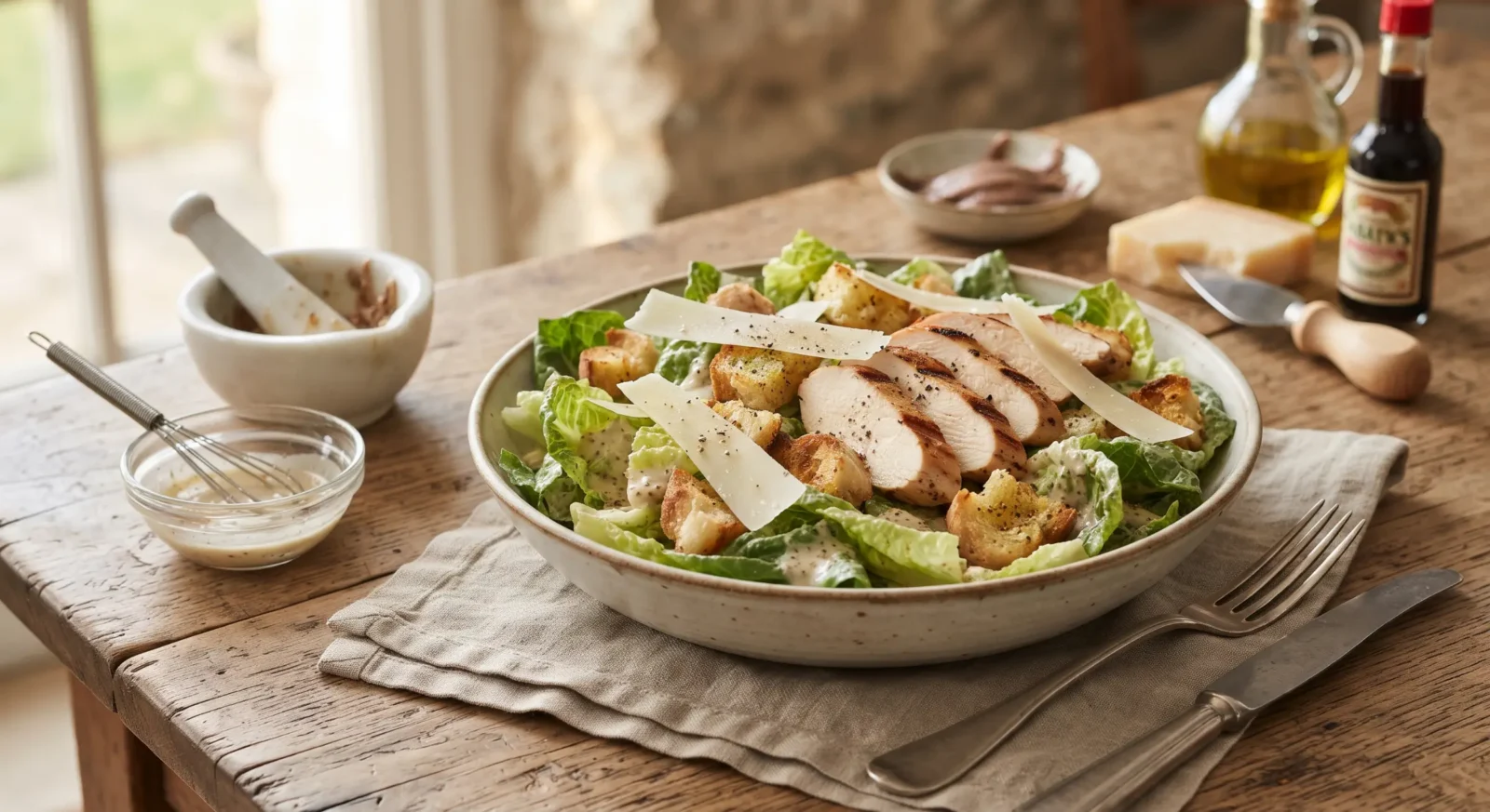 Ensalada Cesar, mi versión