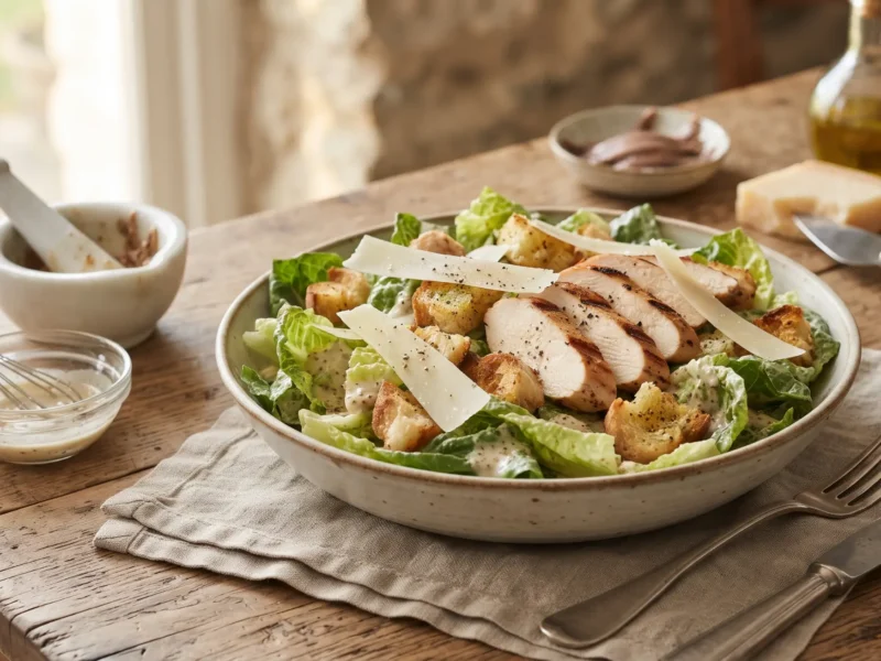 Ensalada Cesar, mi versión